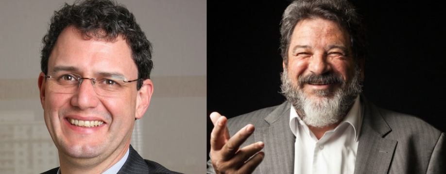 Mário Sérgio Cortella e Marcos Jank  na 3ª edição do Impulso Bayer Talks 