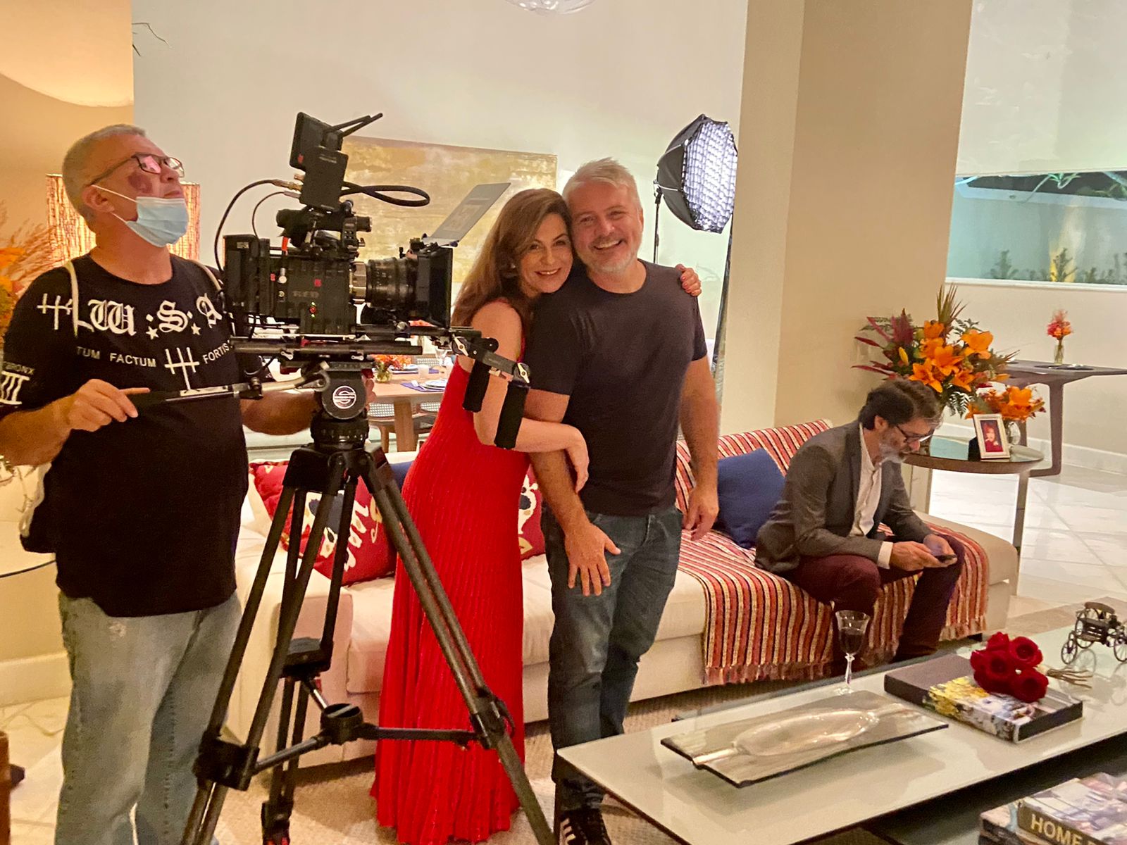 filmagens do longa metragem de Naura Schneider e Fred Mayrink