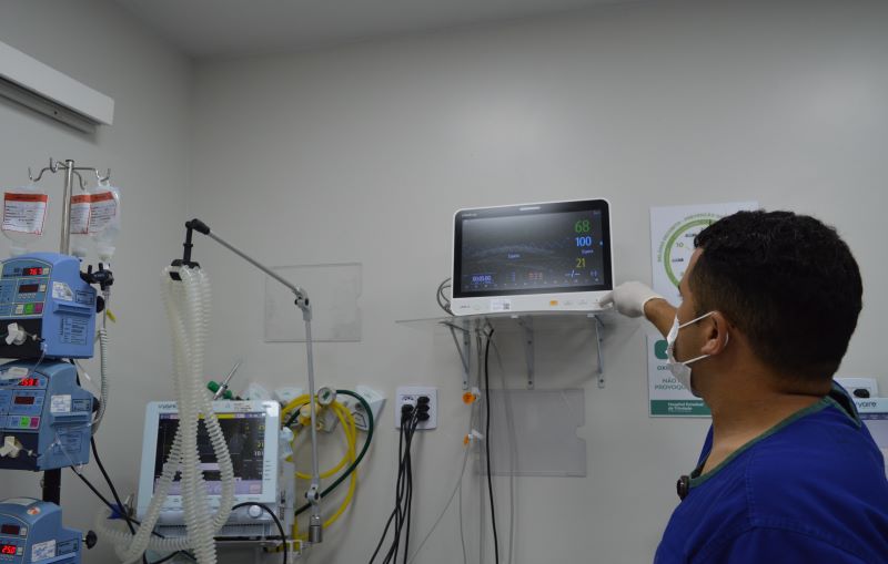 Hetrin - Hospital Estadual de Trindade recebe novos monitores multiparamétricos e desfibriladores que foram atualizados por modelos modernos e completos, unidade administrado por IMED - Instituto de Medicina, Estudos e Desenvolvimento