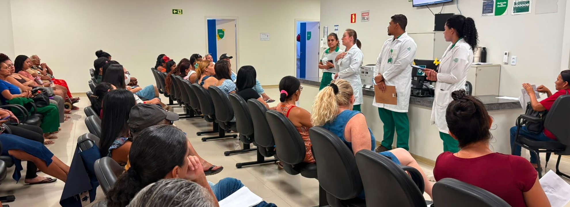 A Policlínica Estadual da Região Nordeste II, em Posse (GO), realizou uma ação multiprofissional para conscientizar pacientes sobre as doenças de Alzheimer e Huntington.